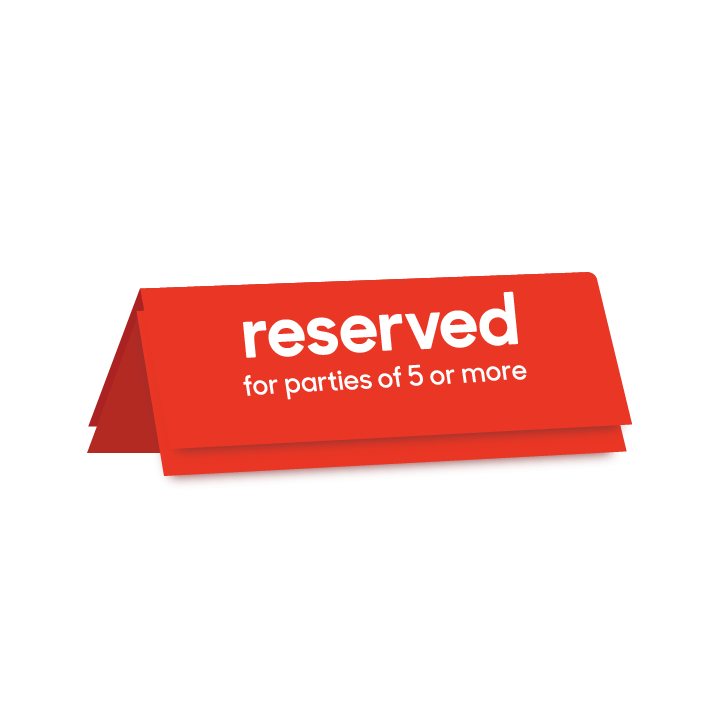 PVC Reserved Signs